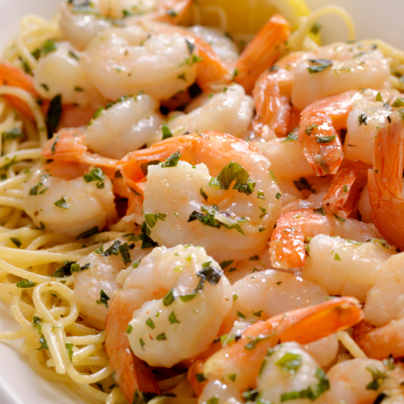 Gordon Ramsay Shrimp Scampi